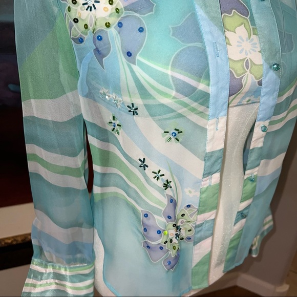 Vintage Jane Doe Collection Mesh Top with matching Bralette/Cami - Picture 3 of 16